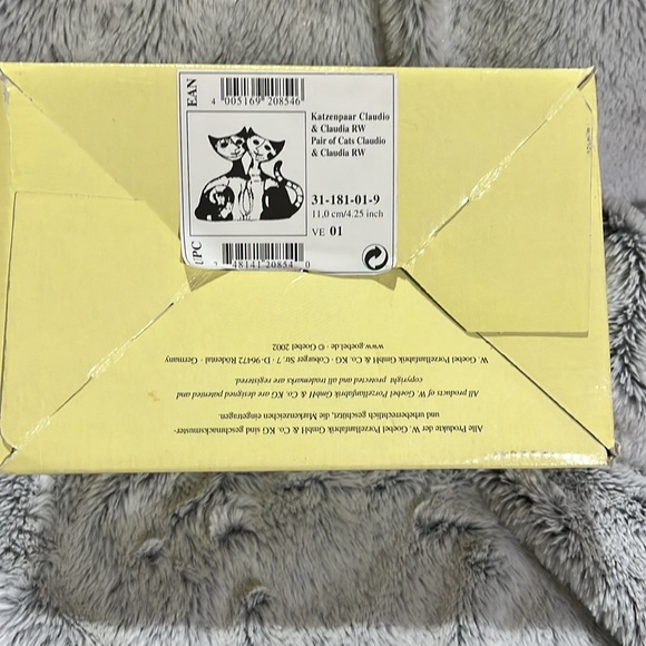 Goebel Rosina Wachtmeister Cat Figurine - Picture 7 of 9